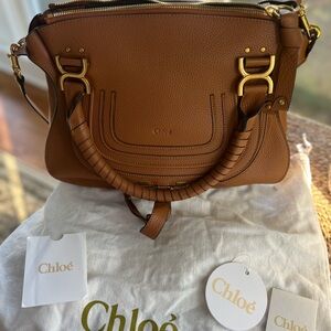 Chloé Marcie Medium Double Carry Satchel Bag